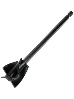 Миксер для красок ТУНДРА, пластиковый, шестигранный хвостовик, 165 х 35 мм