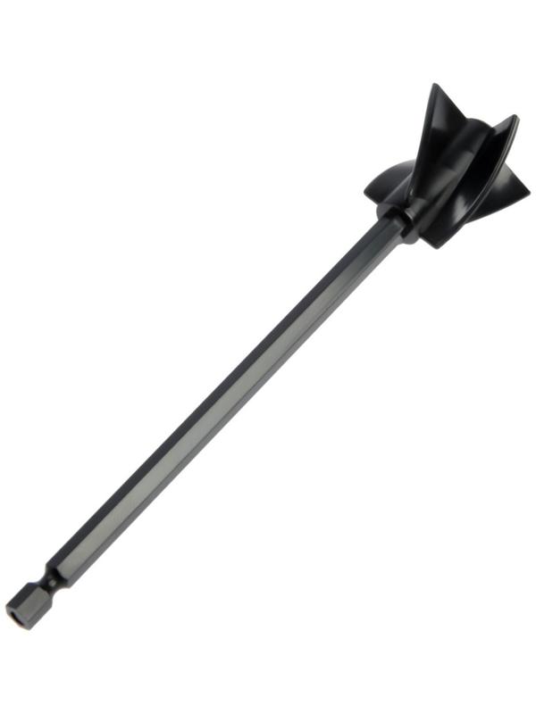 Миксер для красок ТУНДРА, пластиковый, шестигранный хвостовик, 165 х 35 мм