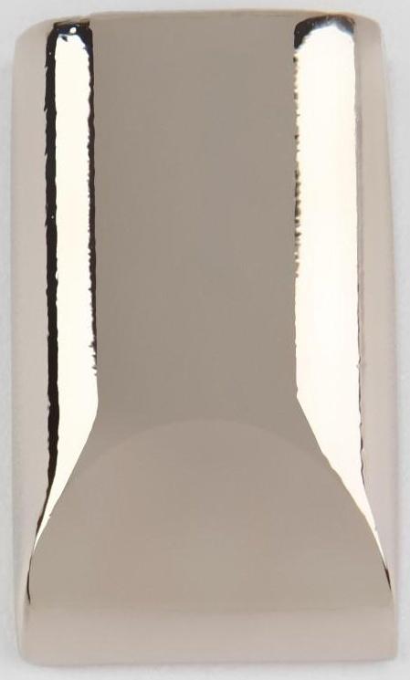 Наконечник для молнии, 10 мм, 16 × 10 × 6 мм, цвет никель