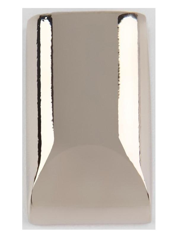 Наконечник для молнии, 10 мм, 16 × 10 × 6 мм, цвет никель