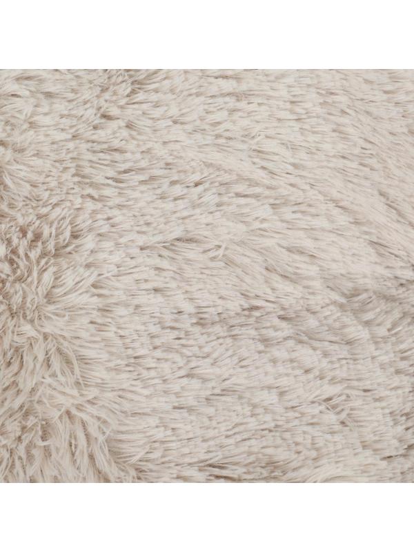 Лежанка-транформер, велюр + иск. мех, 60 х 50 х 15 см, микс