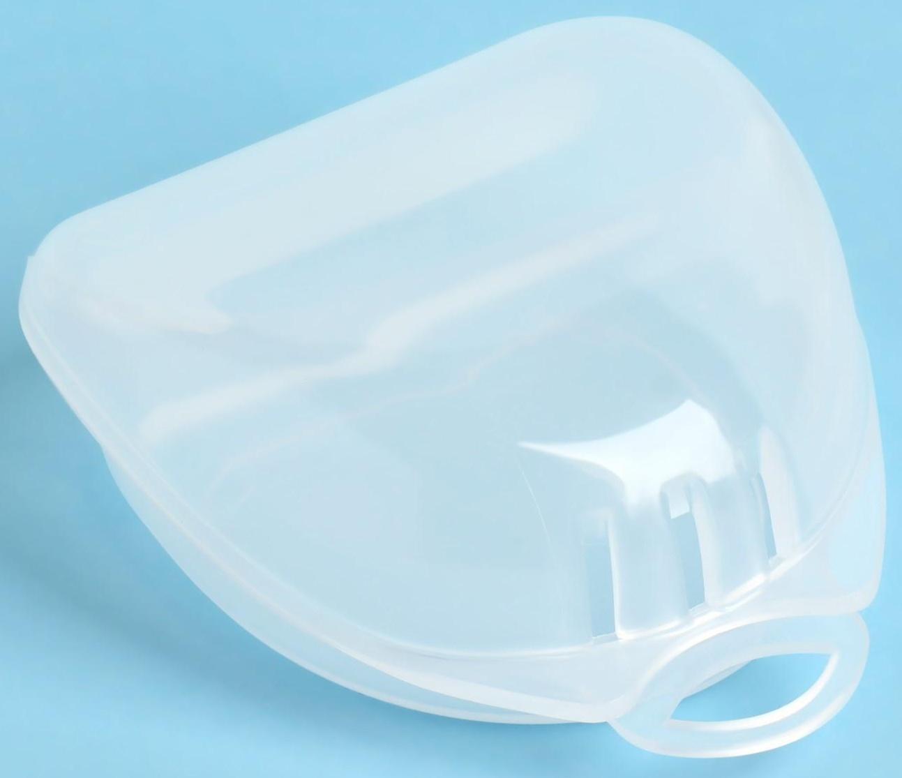 Контейнер для хранения протезов, 8 × 7 × 3 см, цвет прозрачный