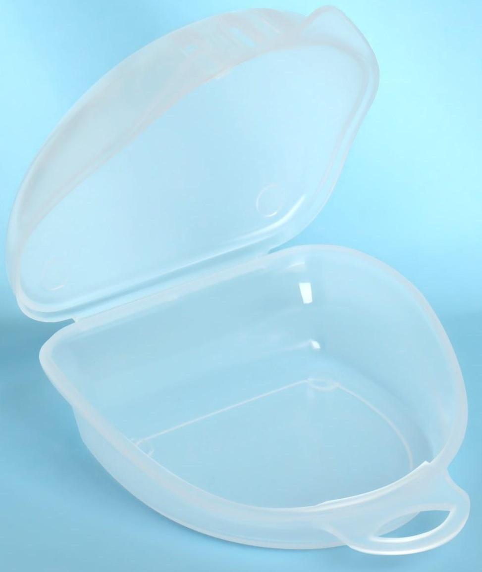 Контейнер для хранения протезов, 8 × 7 × 3 см, цвет прозрачный