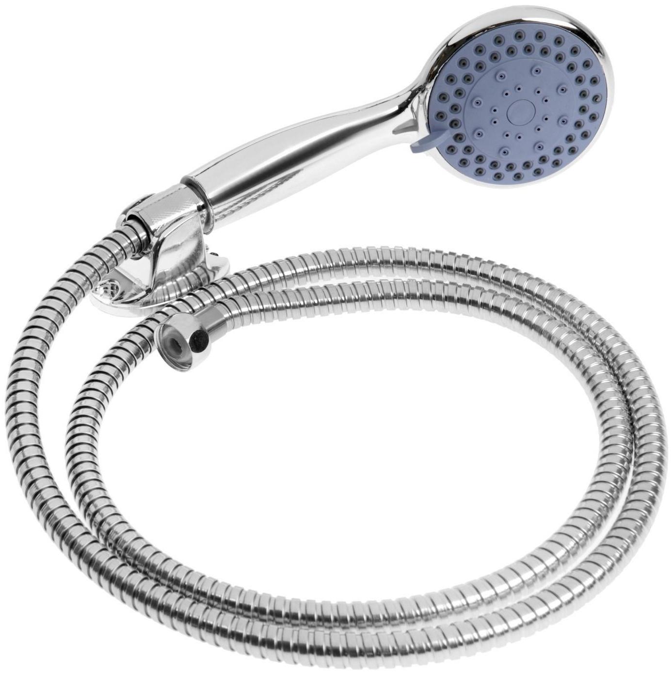 Набор для душа ZEIN Z0105, шланг 150 см, гайки металл, держатель, лейка 5 режимов