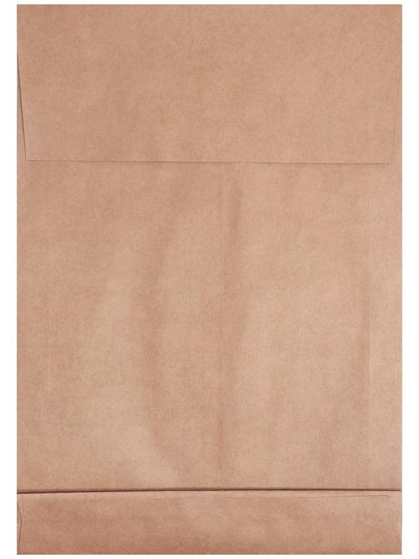 Пакет почтовый крафт C4 229 x 324 х 40 мм, без подсказа, без окна, отрывная лента, 130г/м
