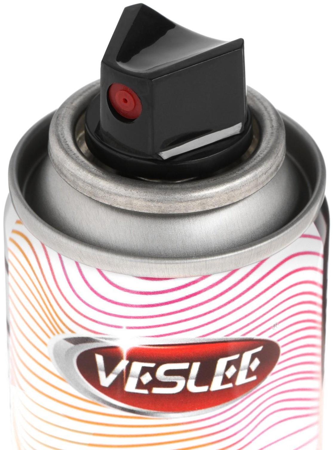 Аэрозольная краска Veslee акриловая, красная, RAL 3020, 100 мл