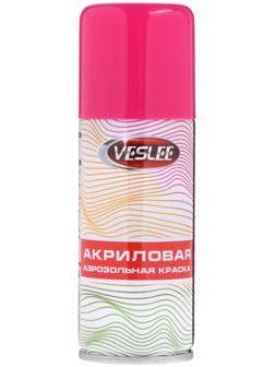 Аэрозольная краска Veslee акриловая, красная, RAL 3020, 100 мл
