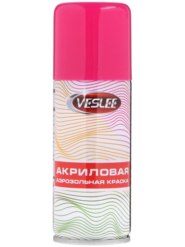 Аэрозольная краска Veslee акриловая, красная, RAL 3020, 100 мл