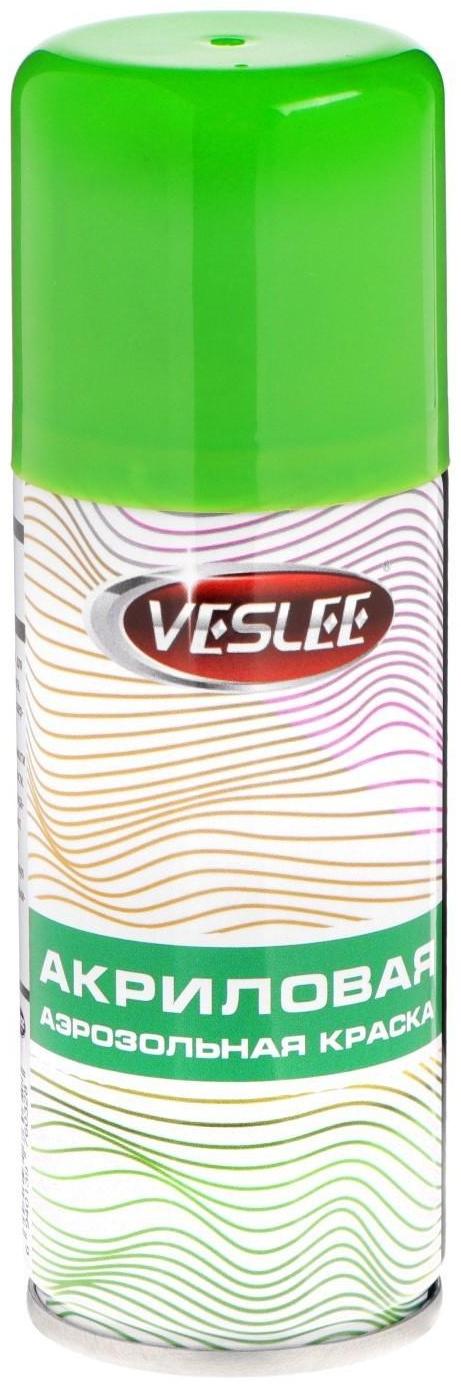 Аэрозольная краска Veslee акриловая, зелёная, RAL 6032, 100 мл