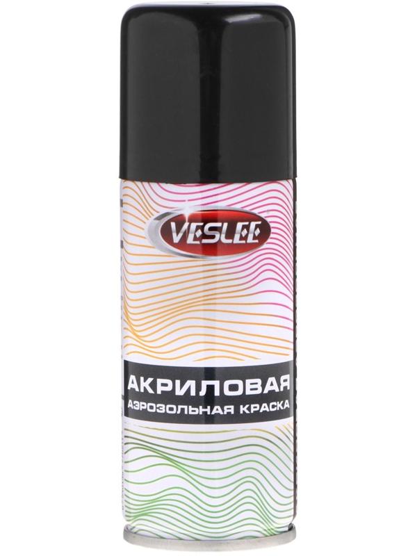 Аэрозольная краска Veslee акриловая, тёмно-серая, RAL 7021, 100 мл
