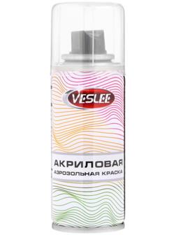Аэрозольная краска Veslee акриловая, белая матовая, 100 мл