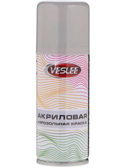 Аэрозольная краска Veslee акриловая, серебряная (металлик), RAL 9006, 100 мл