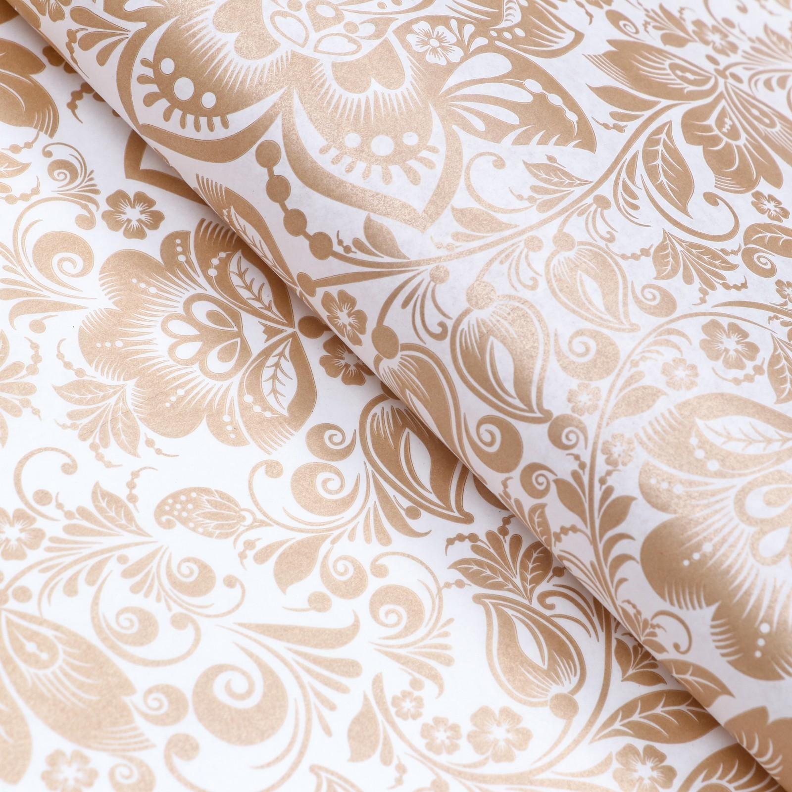 Бумага силиконизированная «Хохлома»,  хохлома, 0,38 х 5 м