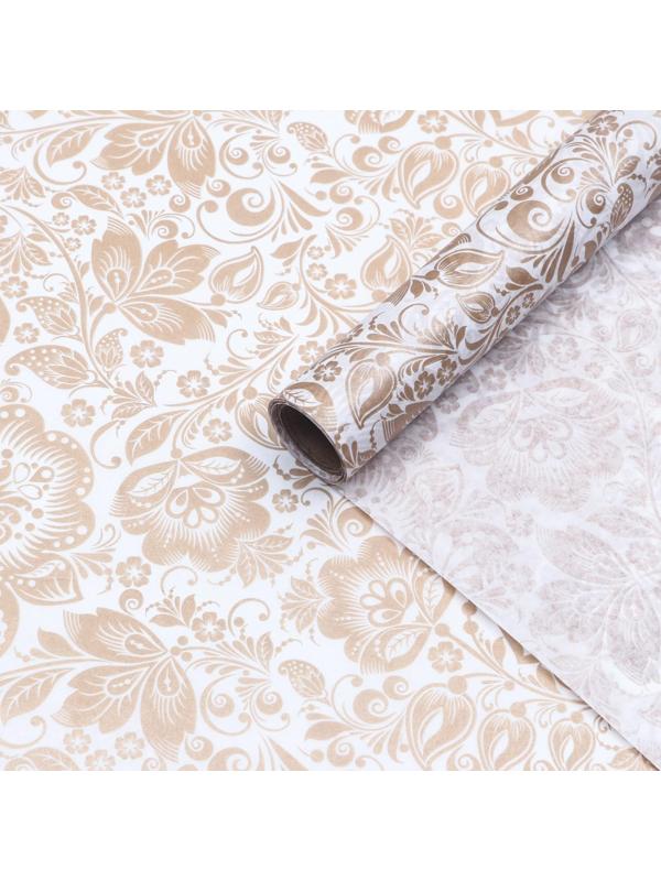 Бумага силиконизированная «Хохлома»,  хохлома, 0,38 х 5 м