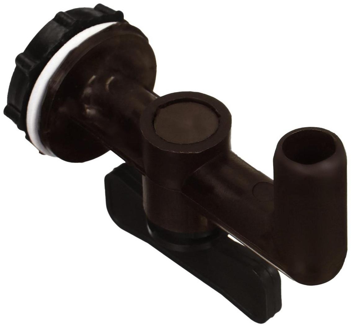 Кран для бака, бочки, канистры, d = 20 мм, коричневый