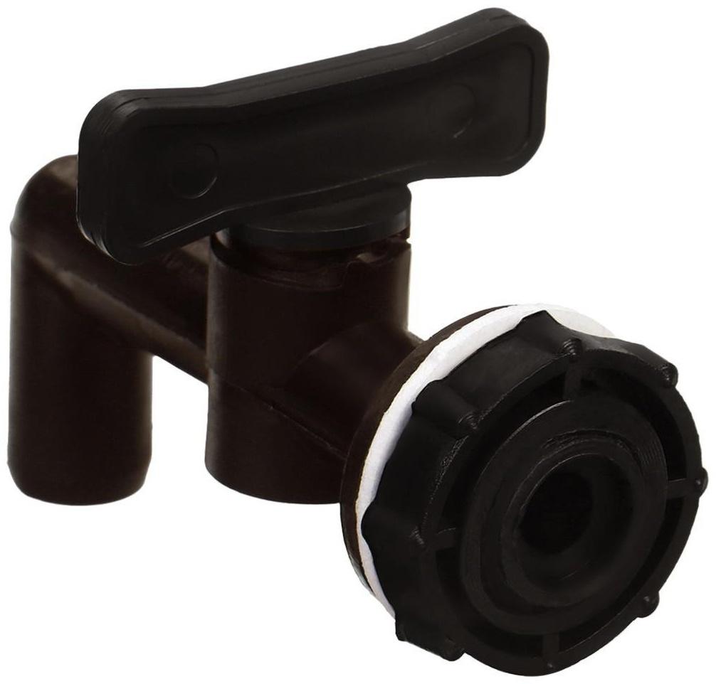 Кран для бака, бочки, канистры, d = 20 мм, коричневый