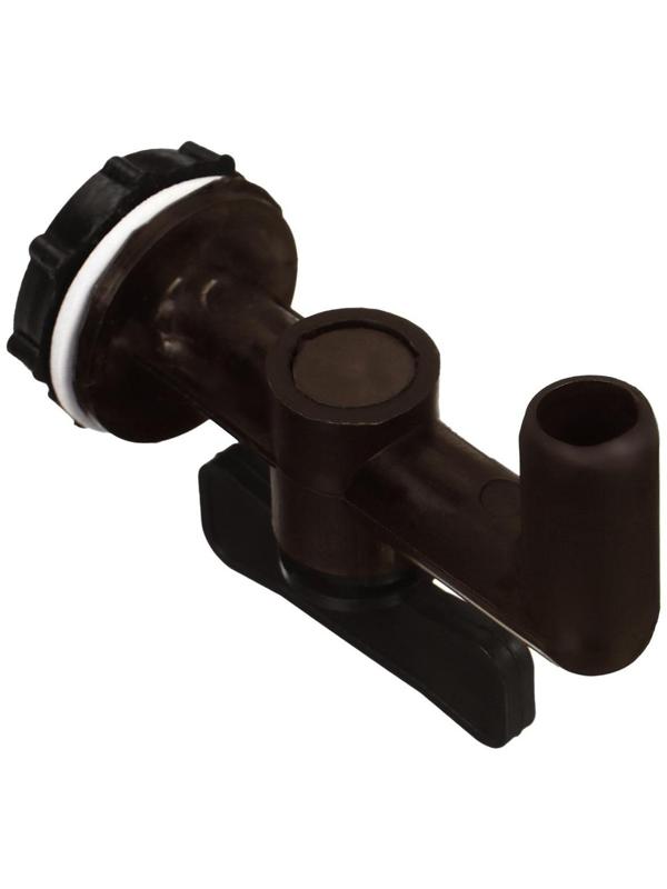 Кран для бака, бочки, канистры, d = 20 мм, коричневый