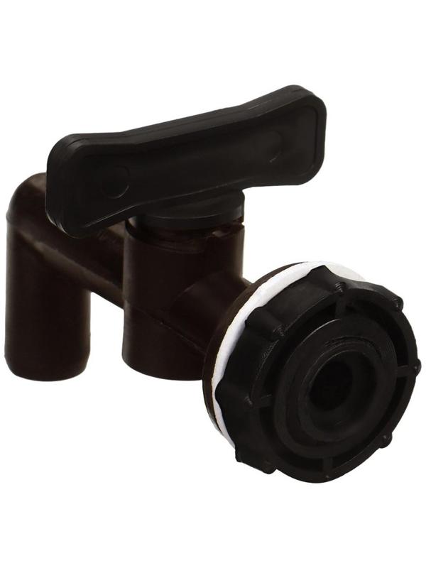 Кран для бака, бочки, канистры, d = 20 мм, коричневый