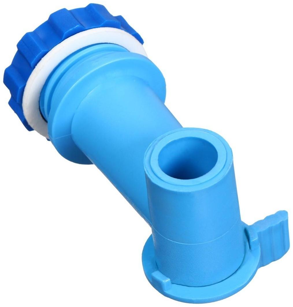 Кран для бака, бочки, канистры, d = 24 мм, синий