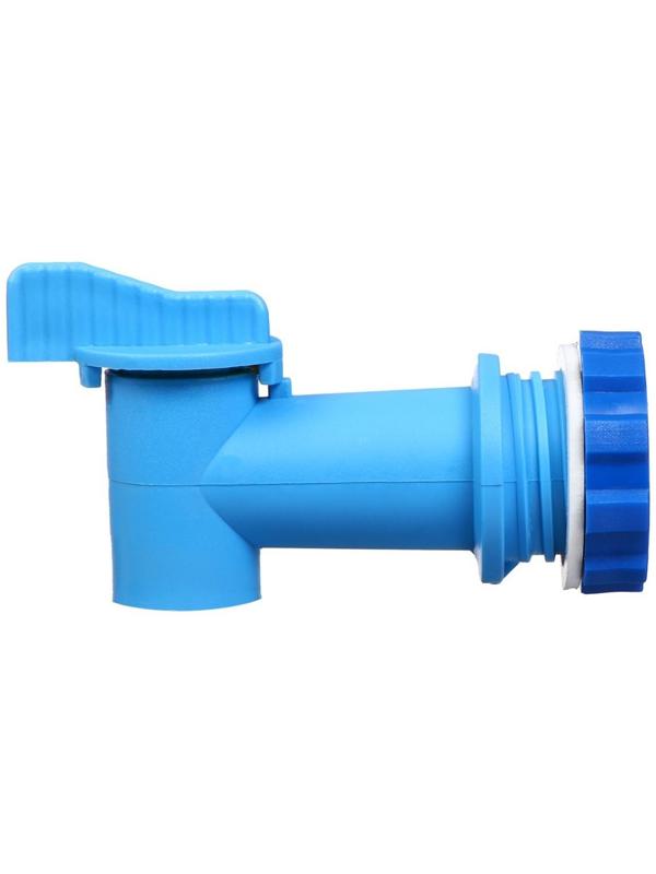 Кран для бака, бочки, канистры, d = 24 мм, синий