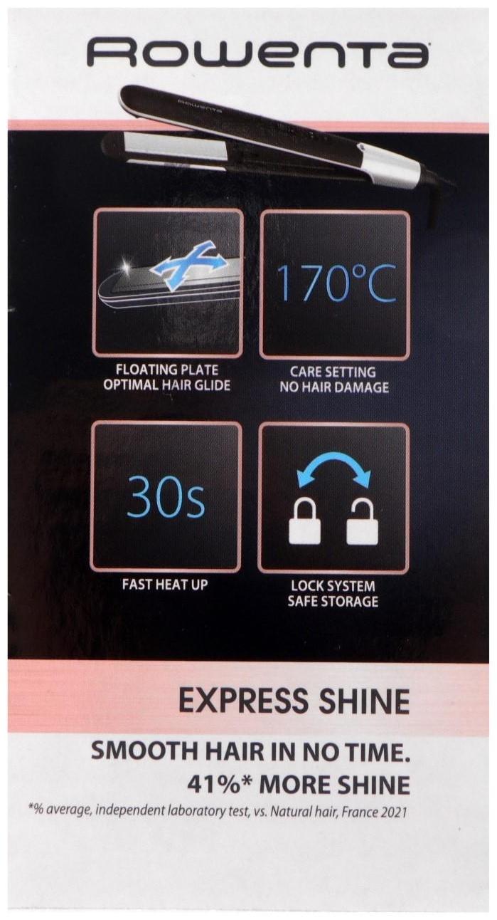 Выпрямитель Rowenta SF4621F0, керамическое покрытие, 140-210°С, 8 режимов, шнур 1.8 м