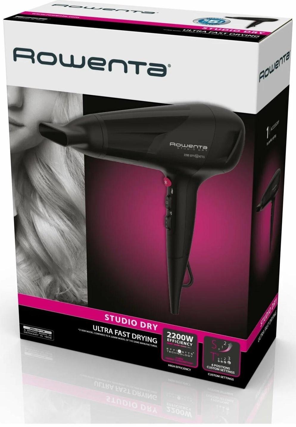 Фен Rowenta CV5803F0, 2100 Вт, 3 режима, 2 скорости, хол. воздух, шнур 1.8 м