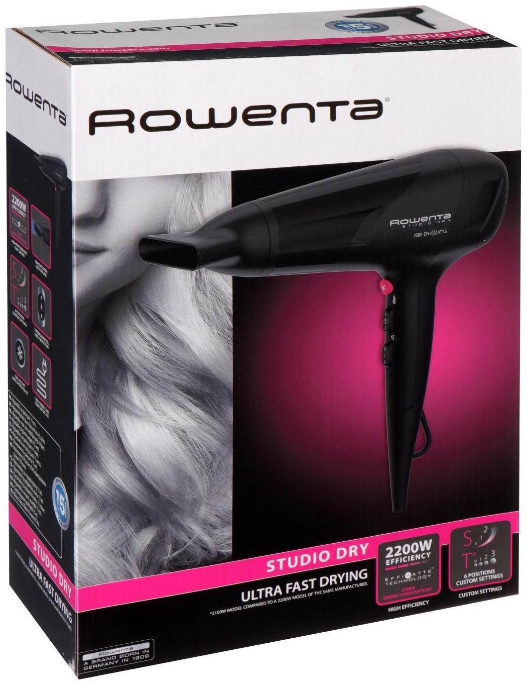 Фен Rowenta CV5803F0, 2100 Вт, 3 режима, 2 скорости, хол. воздух, шнур 1.8 м