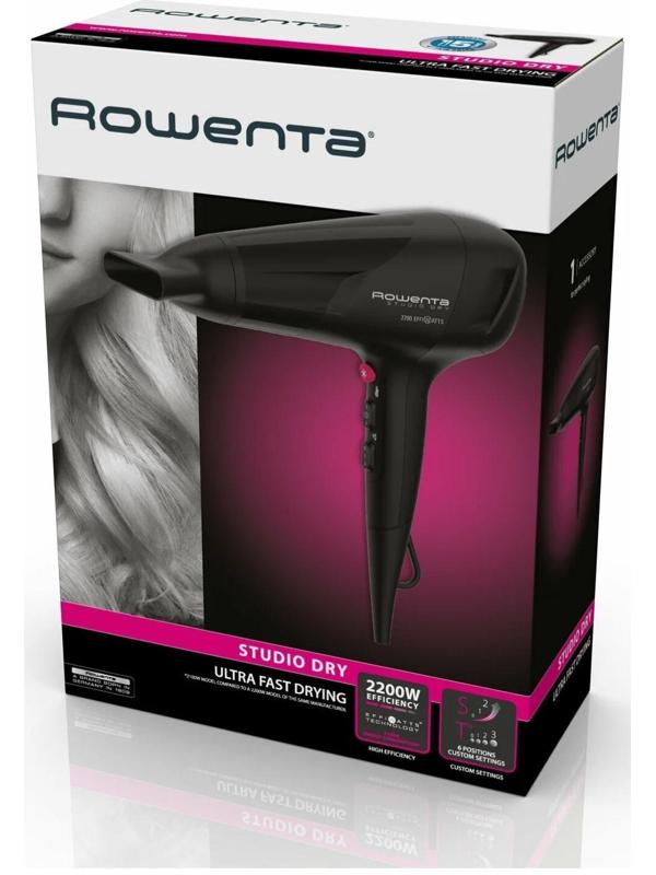 Фен Rowenta CV5803F0, 2100 Вт, 3 режима, 2 скорости, хол. воздух, шнур 1.8 м