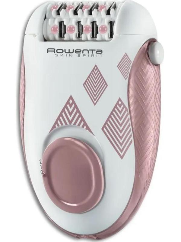 Эпилятор Rowenta EP2900F1, 4.8 Вт, 24 пинцета, 2 скорости, 1 насадка, 220 В, розовый