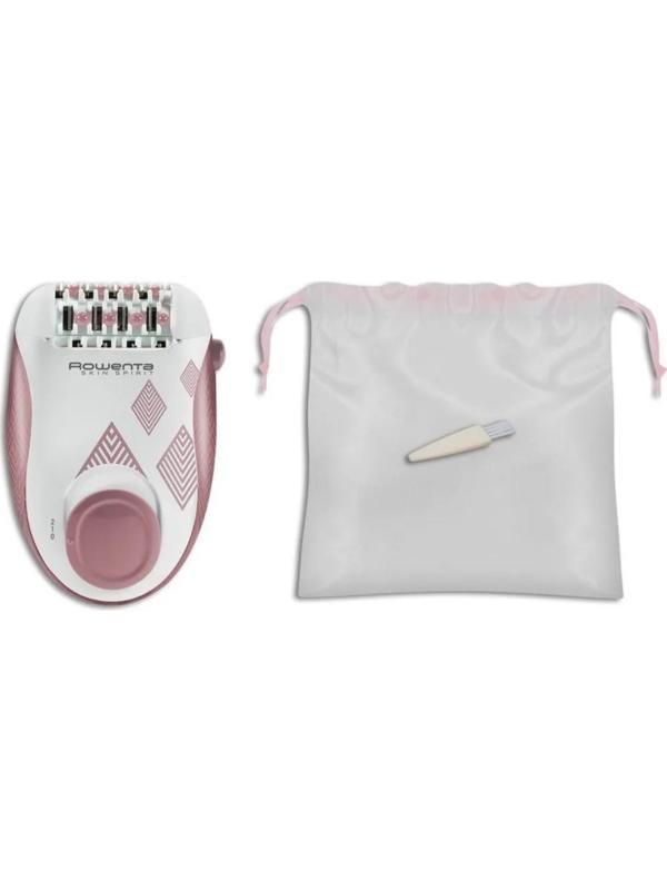 Эпилятор Rowenta EP2900F1, 4.8 Вт, 24 пинцета, 2 скорости, 1 насадка, 220 В, розовый