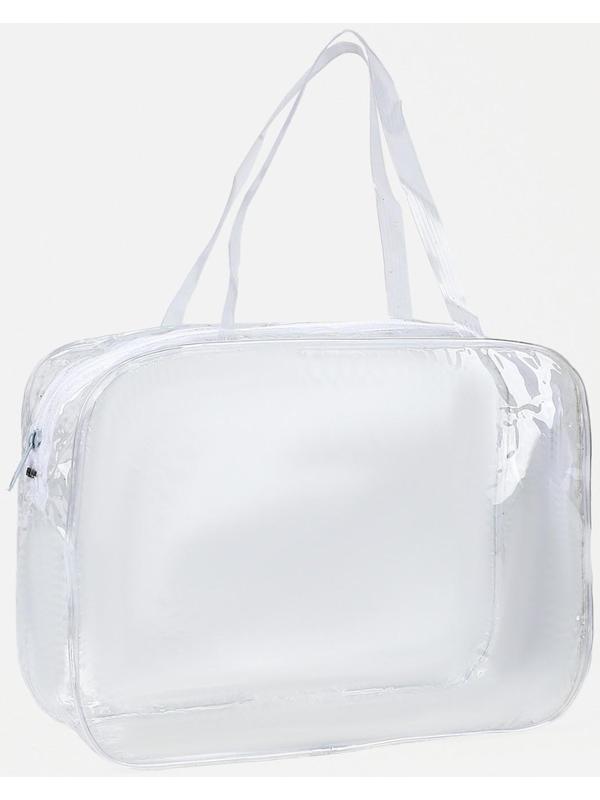 Косметичка на молнии, цвет прозрачный