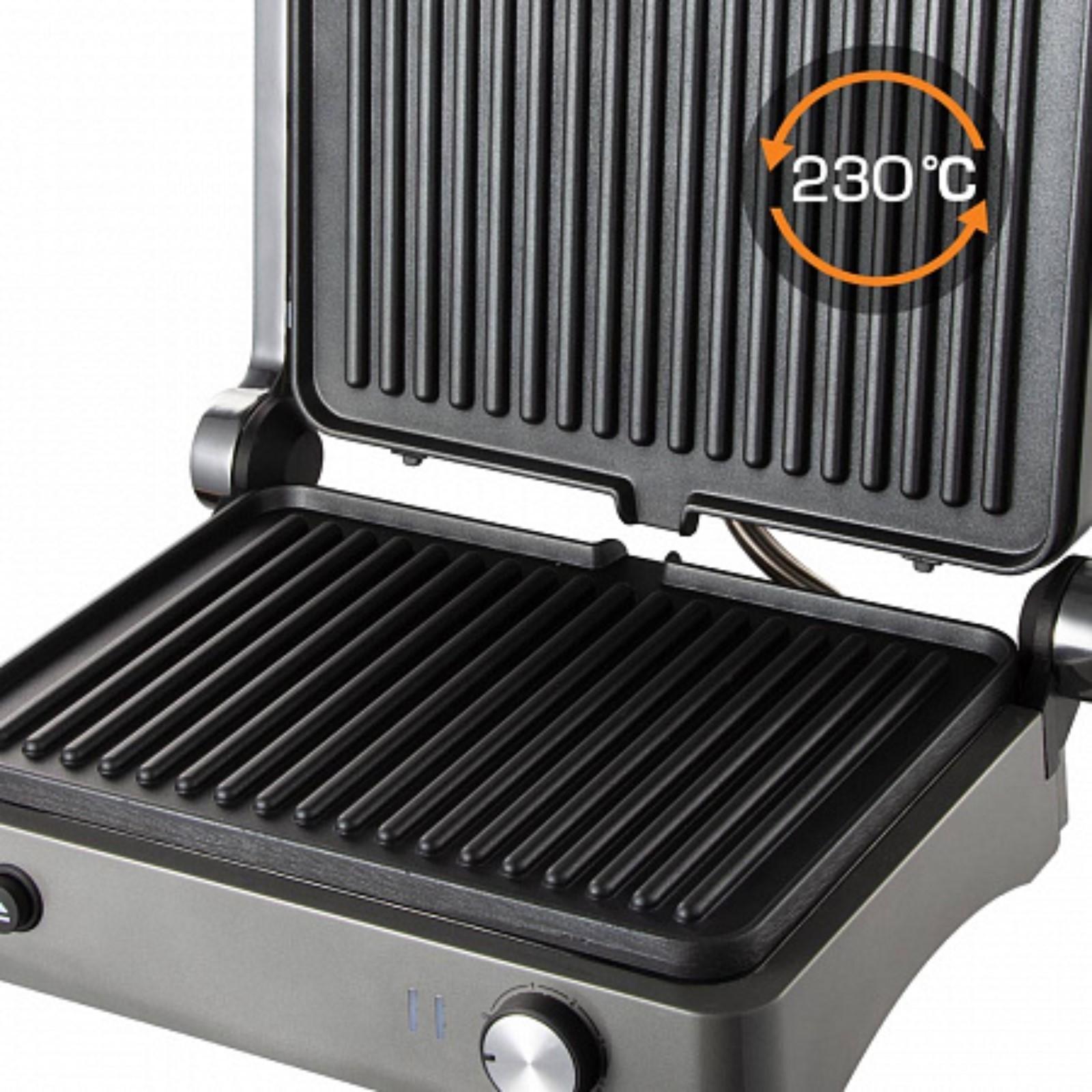 Гриль Redmond SteakMaster RGM-M814, электрический, 1950 Вт, антипригарное покрытие, 29х21 см