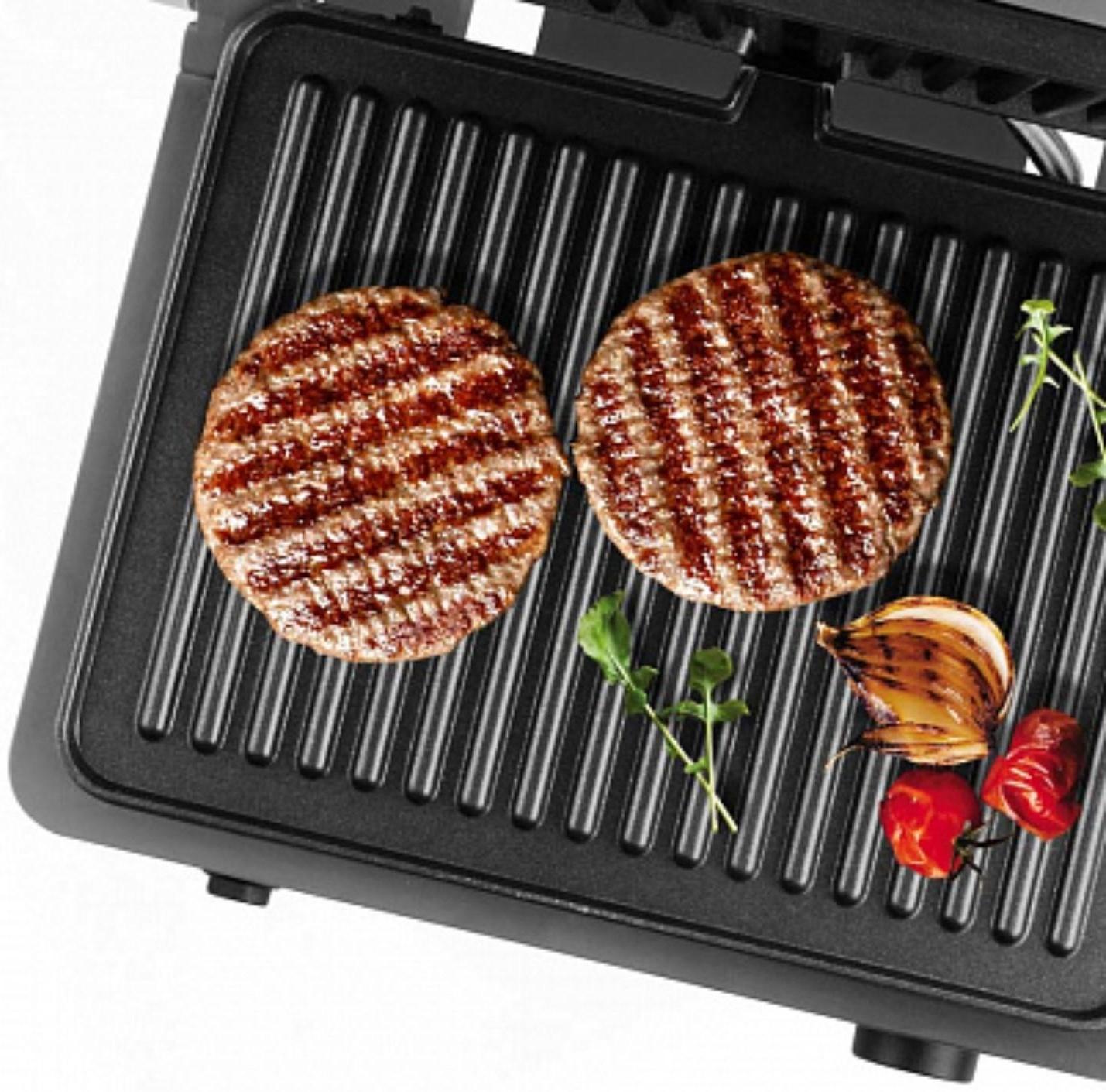 Гриль Redmond SteakMaster RGM-M814, электрический, 1950 Вт, антипригарное покрытие, 29х21 см