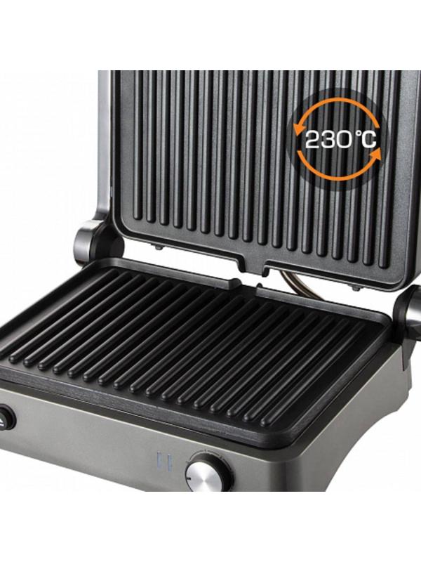 Гриль Redmond SteakMaster RGM-M814, электрический, 1950 Вт, антипригарное покрытие, 29х21 см