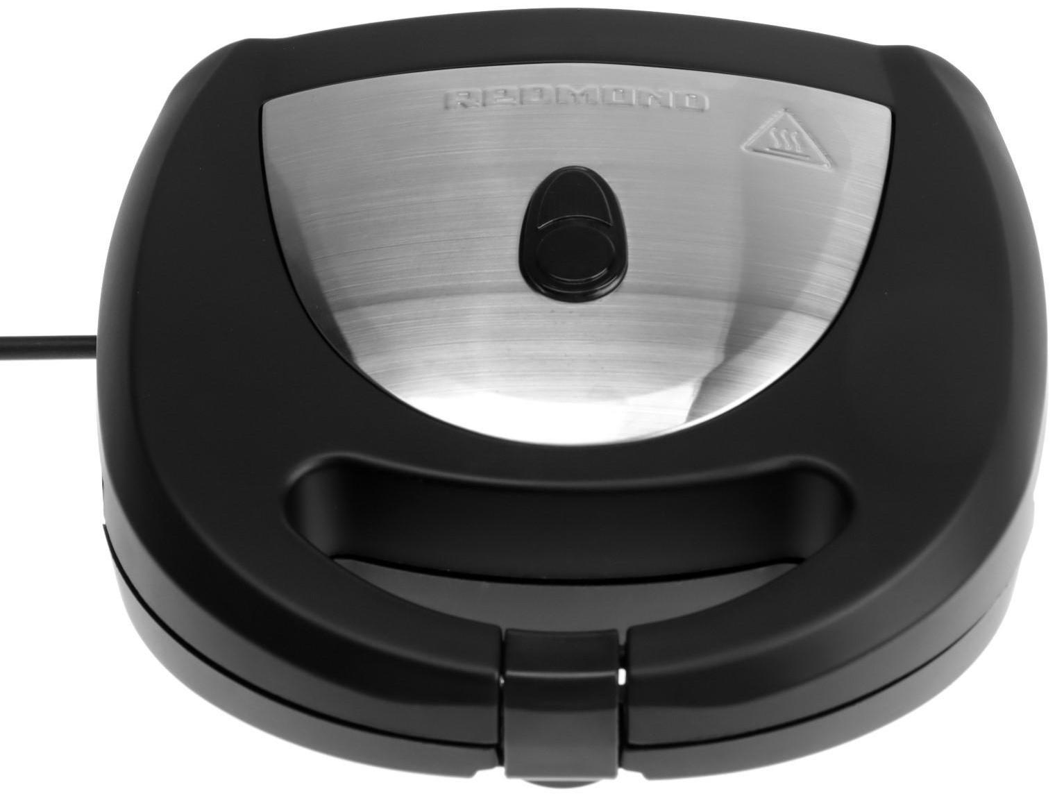 Мультипекарь Redmond RMB-634/3, 700 Вт, бельгийские вафли, антипригарное покрытие, чёрный