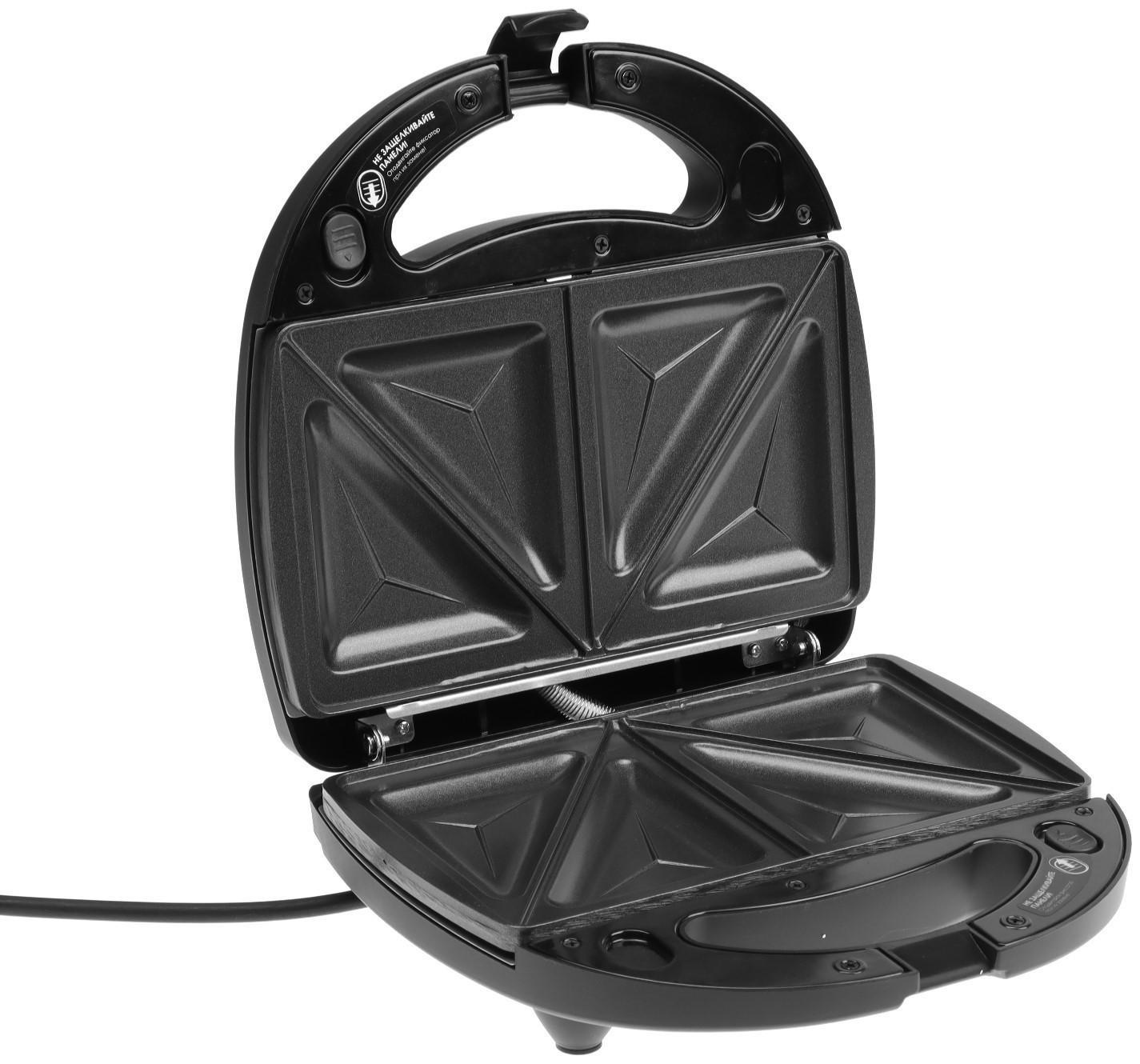 Мультипекарь Redmond RMB-634/3, 700 Вт, бельгийские вафли, антипригарное покрытие, чёрный