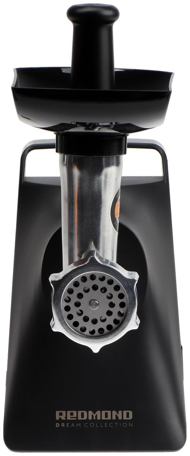 Мясорубка Redmond  RMG-1244-6, 1340 Вт, 1.6 кг/мин, 3 насадки, реверс, чёрная