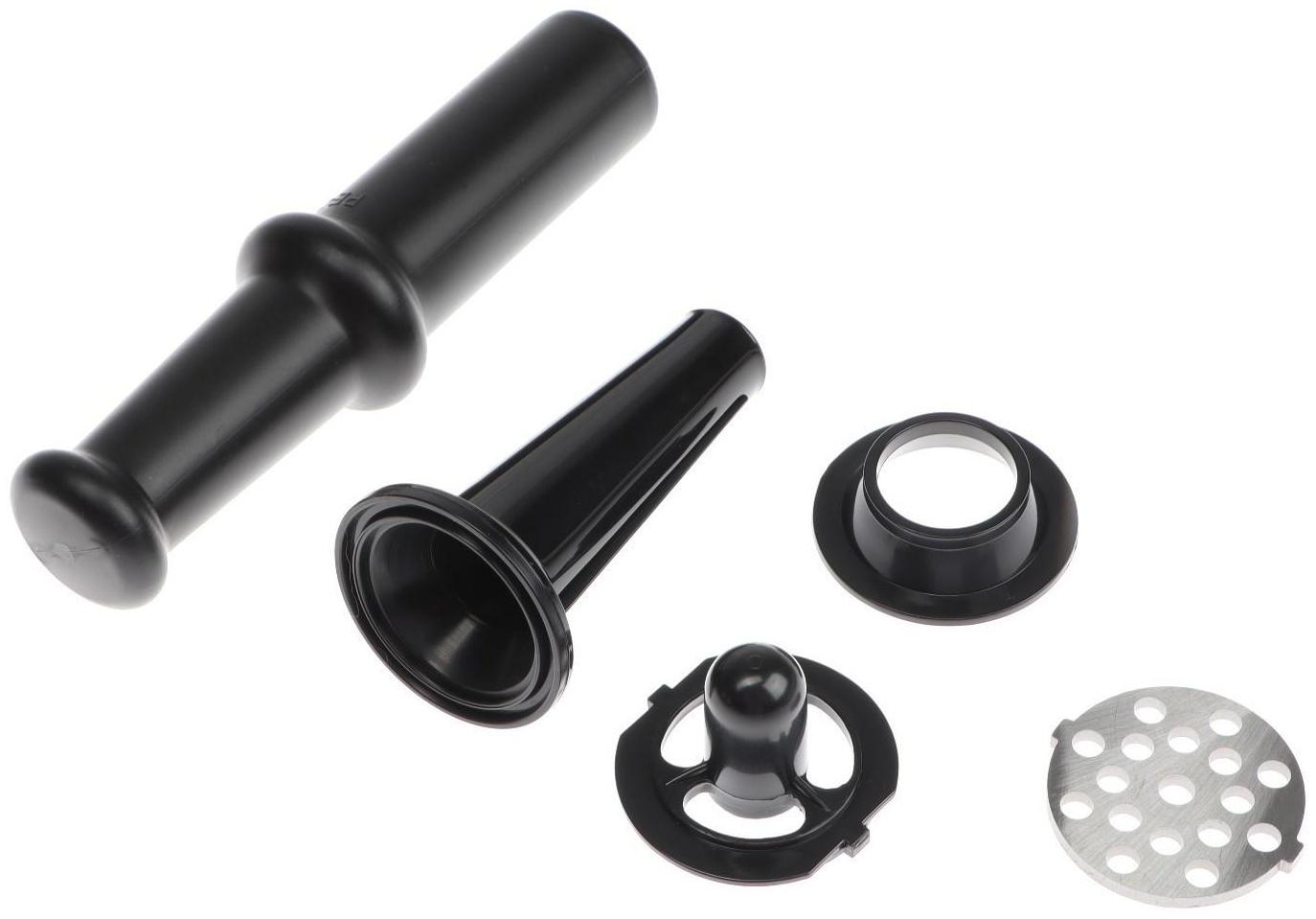 Мясорубка Redmond  RMG-1244-6, 1340 Вт, 1.6 кг/мин, 3 насадки, реверс, чёрная