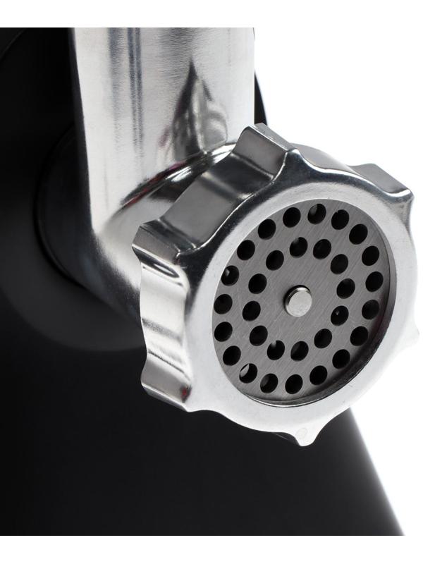 Мясорубка Redmond  RMG-1244-6, 1340 Вт, 1.6 кг/мин, 3 насадки, реверс, чёрная