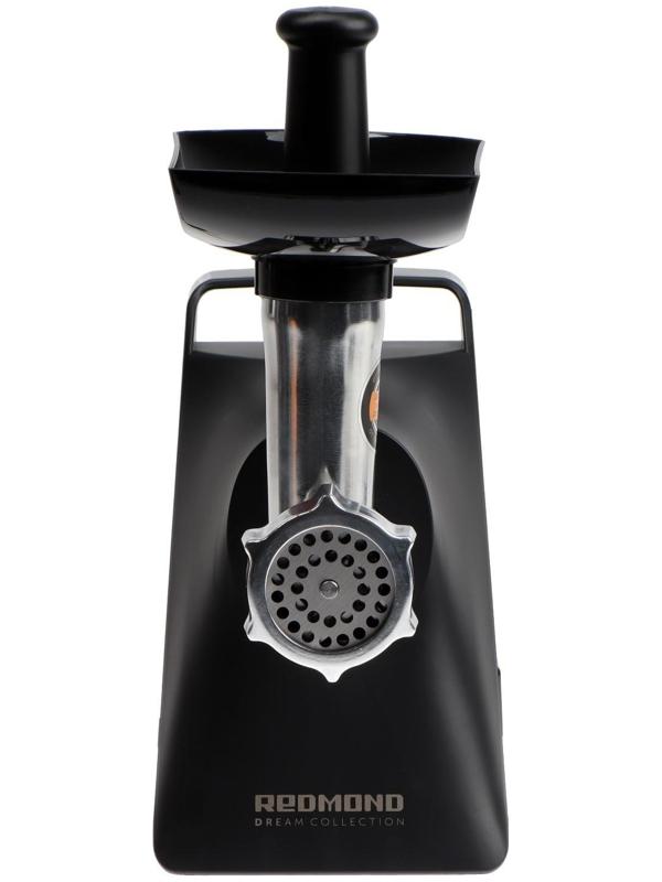 Мясорубка Redmond  RMG-1244-6, 1340 Вт, 1.6 кг/мин, 3 насадки, реверс, чёрная