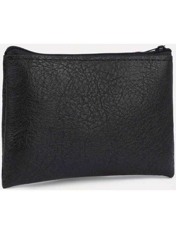 Кошелёк на молнии, цвет чёрный