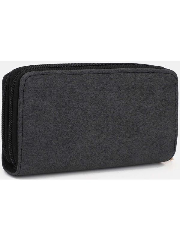 Кошелёк на молниях, цвет чёрный