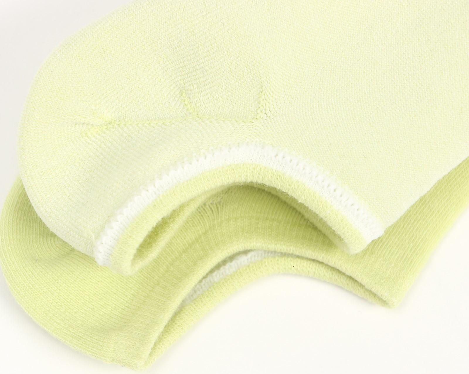 Носки женские укороченные, цвет салатовый, размер 36-40