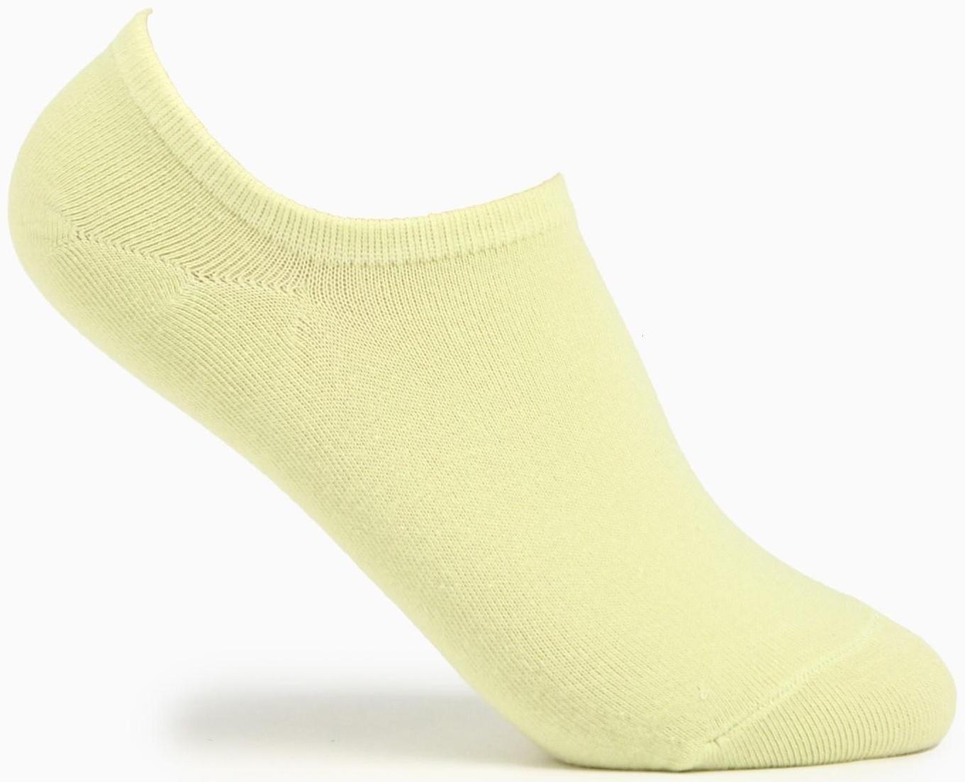 Носки женские укороченные, цвет салатовый, размер 36-40