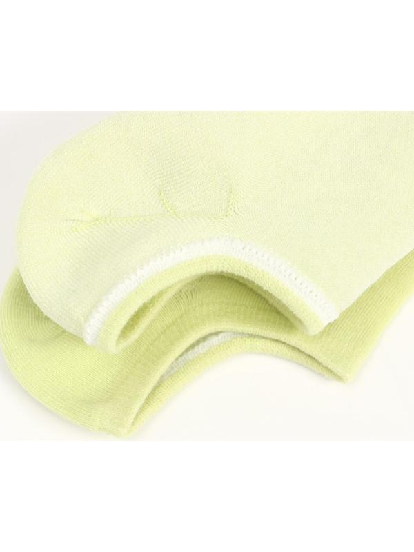 Носки женские укороченные, цвет салатовый, размер 36-40