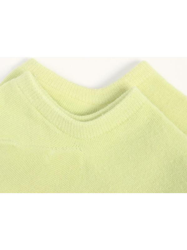 Носки женские укороченные, цвет салатовый, размер 36-40