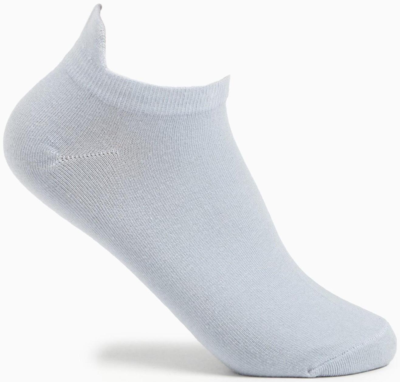 Носки женские укороченные, цвет голубой, размер 36-40