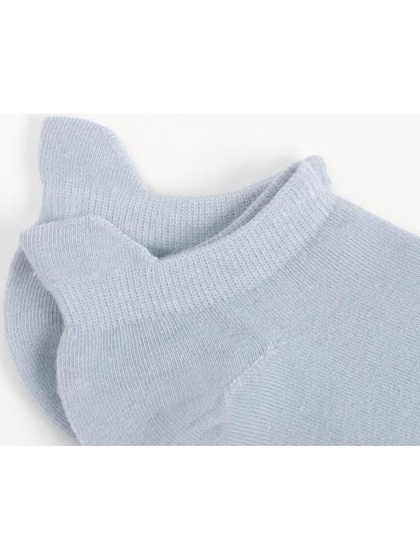 Носки женские укороченные, цвет голубой, размер 36-40