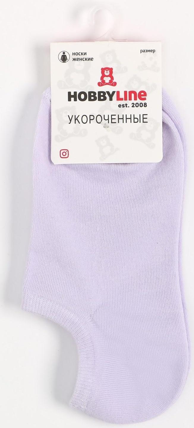 Носки женские укороченные, цвет сиреневый, размер 36-40