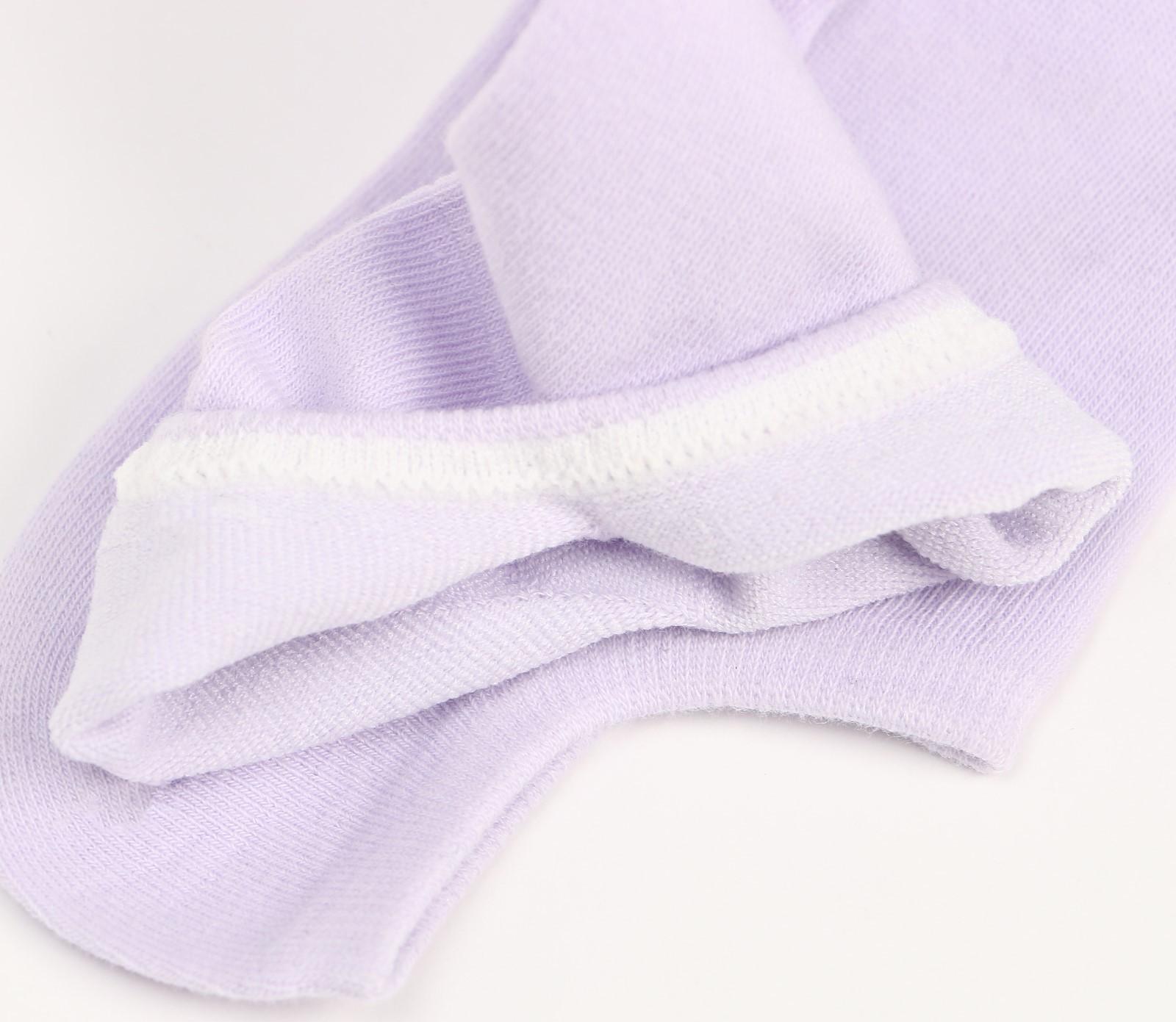 Носки женские укороченные, цвет сиреневый, размер 36-40